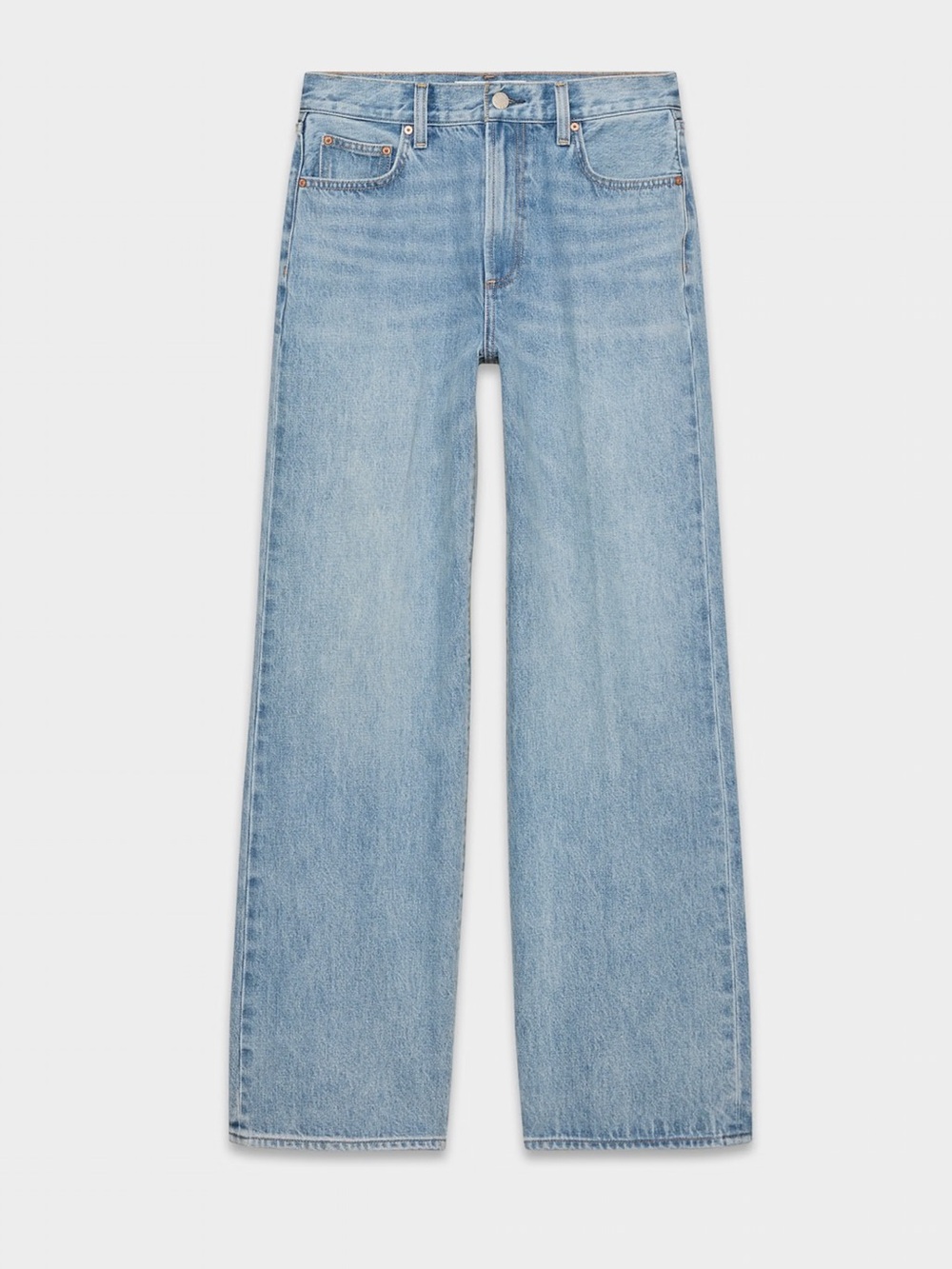 Denim Forum The Farrah Hi-Rise Wide Jean